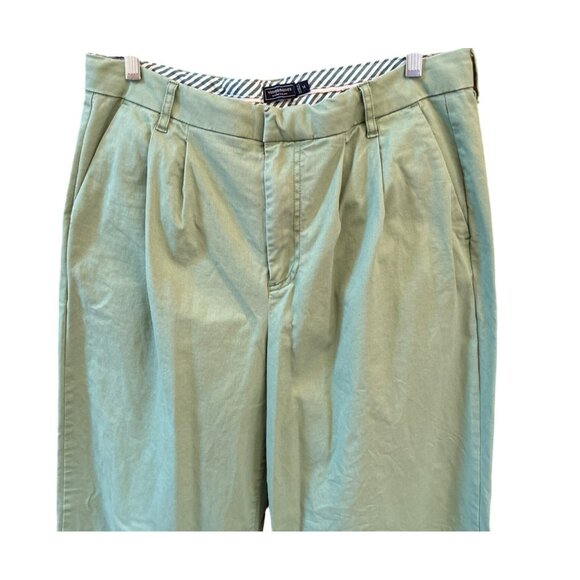 Vineyard Vines Green Wide Leg Pants Sz 14 Preppy Coastal Grandmother Resortcore - Picture 2 of 5